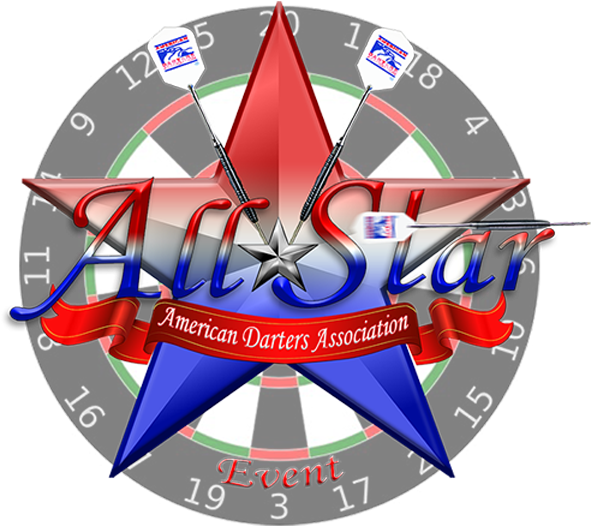 The American Darters Association, Inc - Dart Board (597x536), Png Download
