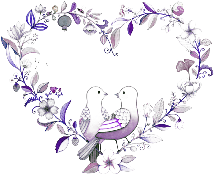 Daily Visits For More New Updates - Love Birds Illustration (700x572), Png Download