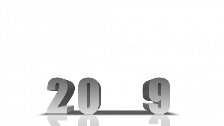 Happy New Year 2019 Photo Editing Tutorial Background - Happy New Year 2019 Picsart Background (747x420), Png Download