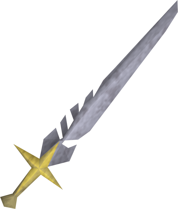 Saradomin Sword Detail - Espada De Fuego Roblox (706x826), Png Download