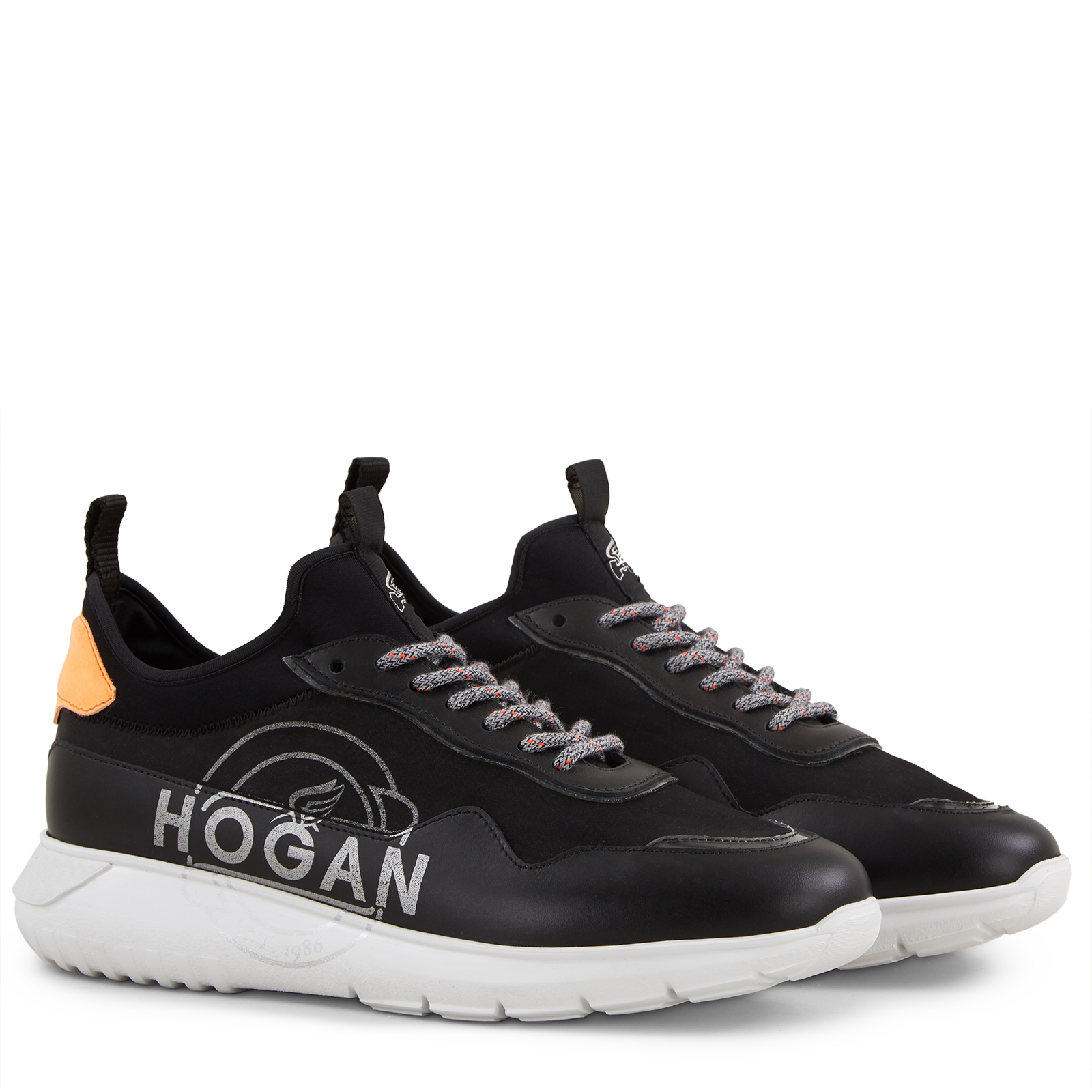 Interactive³ Hxm3710bi60kwi618p - Hogan Men Shoes Black (1600x1600), Png Download