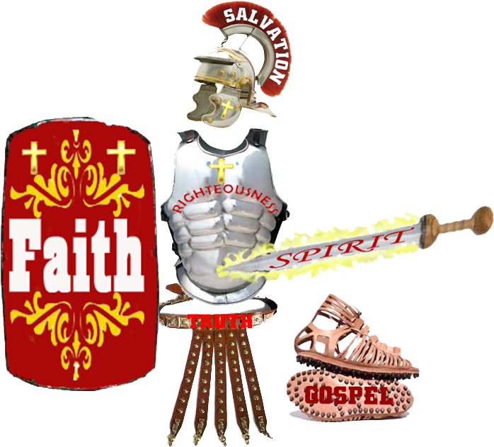 Be Strong In The Lord - Armor Of God Png (716x635), Png Download