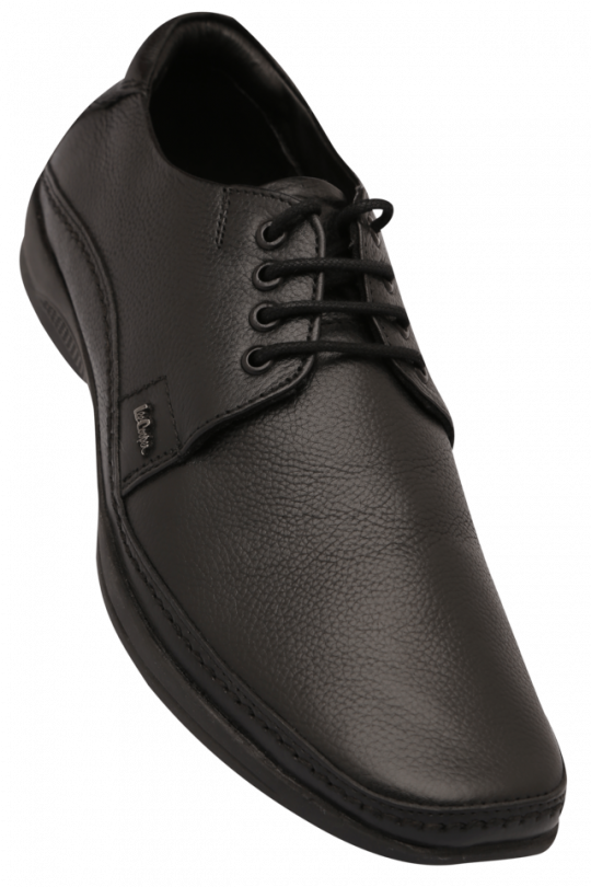 Lee Cooper Men Black Shoes (540x810), Png Download