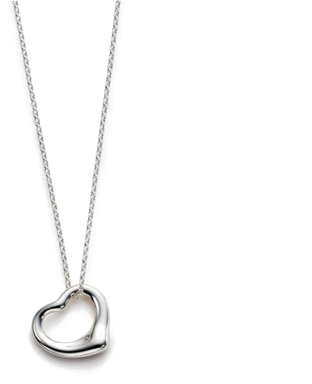 Download Heart Necklace Png Transparent - Locket (650x572), Png Download