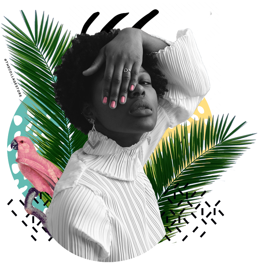 Digital Collages Simplywhyte Design - Illustration (882x892), Png Download
