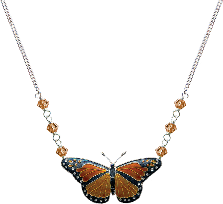 Monarch Sm Necklace - Necklace (900x900), Png Download