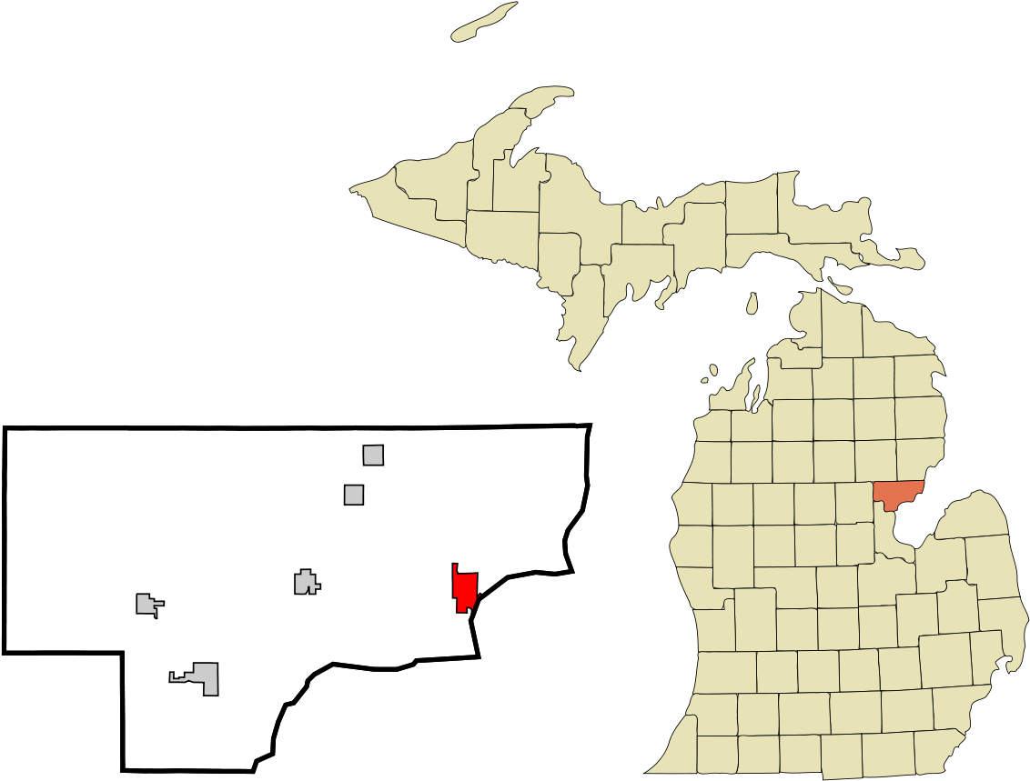 County Michigan (1200x943), Png Download
