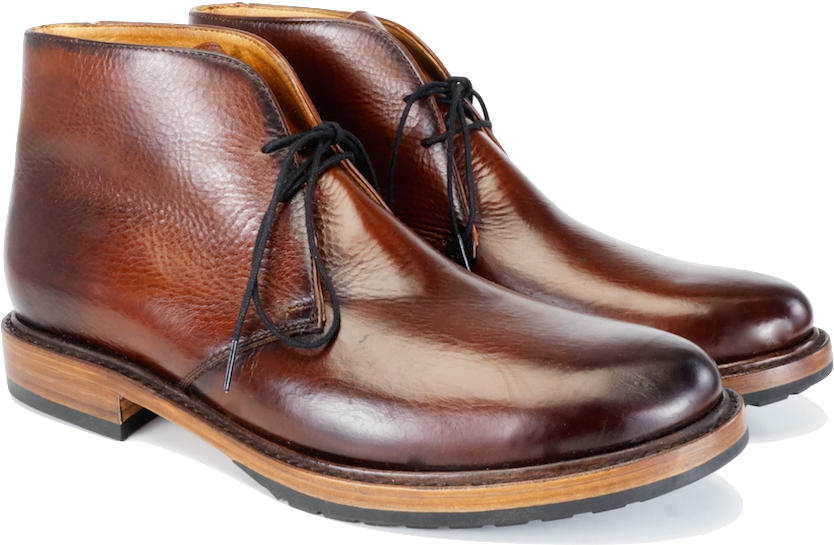 Leather Boots - Slip-on Shoe (900x900), Png Download