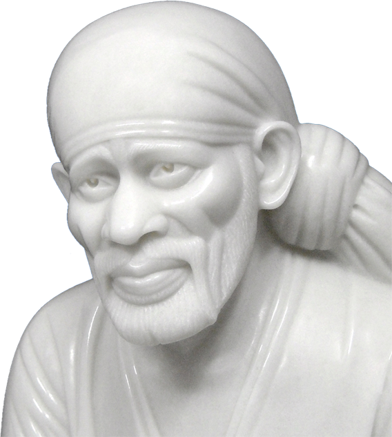 Saibaba - Shirdi Sai Baba Gold (568x633), Png Download