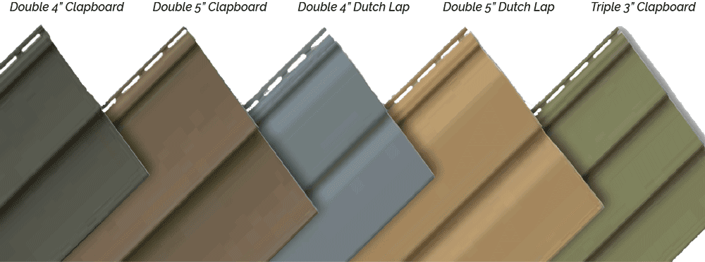 Vinyl Siding Tiles - Vinyl Double 4 Siding (1000x372), Png Download