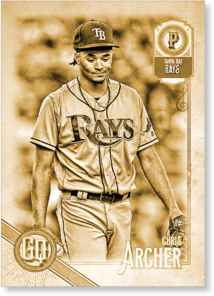 Chris Archer 2018 Topps Gypsy Queen - Vintage Base Ball (700x700), Png Download