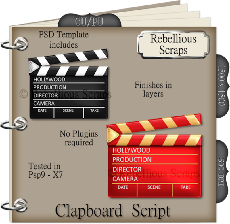 Clapboard - Psp9 Scripts Bomb (800x777), Png Download
