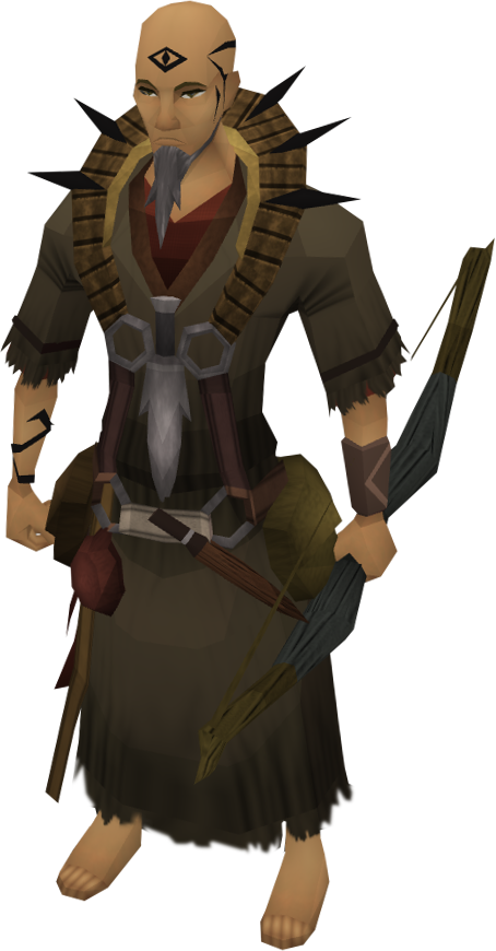 Archer Npc Runescape (454x870), Png Download