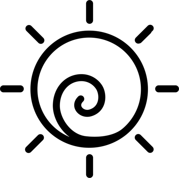 Back Pocket Yoga - Transparent Background White Sun Icon (602x600), Png Download