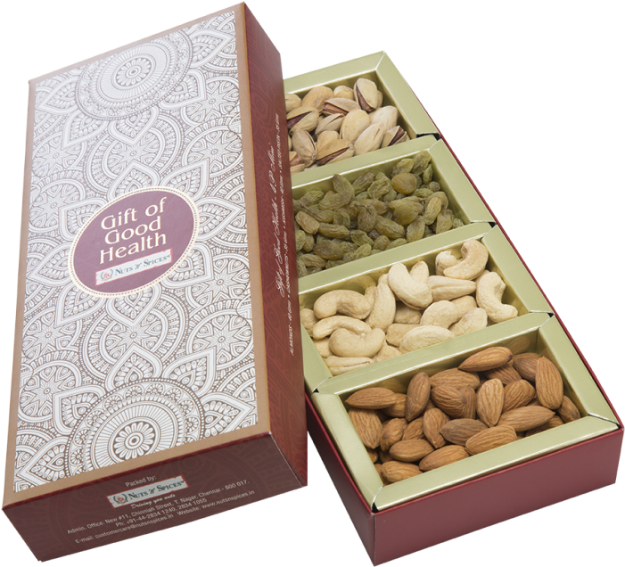 Gp-nns Gogh 4p Mini 150gms - Nuts And Spice Gift Box (700x700), Png Download
