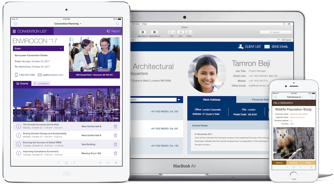 Filemaker 16 Makes Apps Faster And More Powerful - Filemaker Pro Voorbeelden (1080x612), Png Download