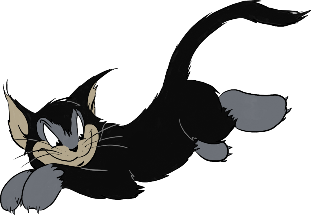 1074 X 744 6 - Tom And Jerry Characters Black Cat (1074x744), Png Download