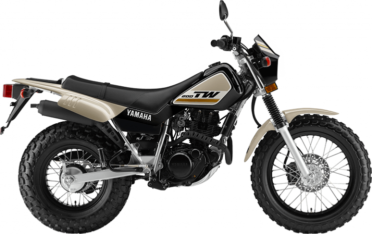 2019 Yamaha Tw200e - 2019 Yamaha Tw200 (745x469), Png Download