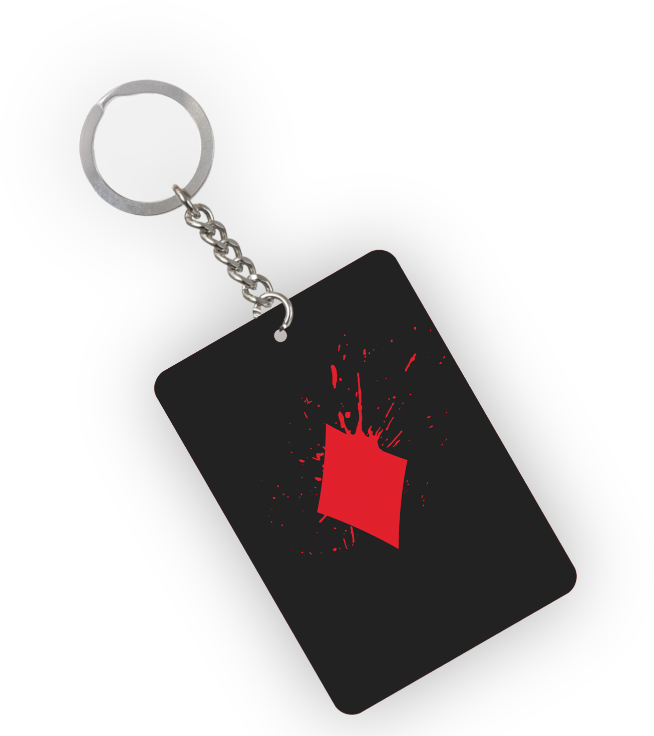 Poker Diamond Icon Splash Diwali Keychain - Keychain (1500x1500), Png Download