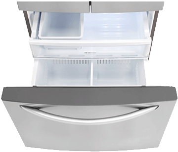 Lg Bottom Freezer And French Door Refrigerator - Shelf (519x804), Png Download