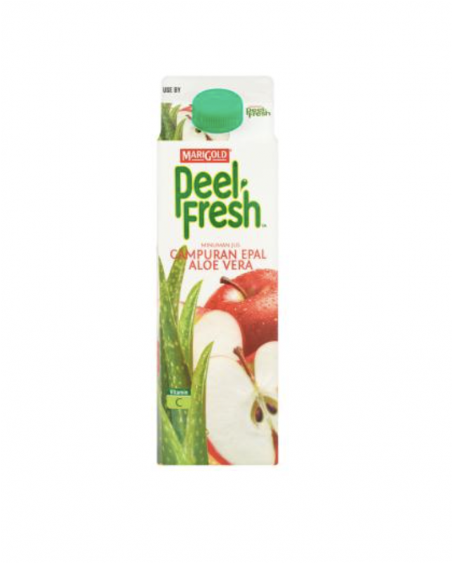 Marigold Peel Fresh Juice Drink Mixed Apple Aloe Vera - Peel Fresh Orange Juice (800x800), Png Download