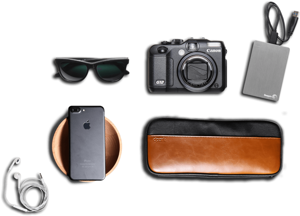 Travel Organizer Bag - Digital Camera (1000x838), Png Download