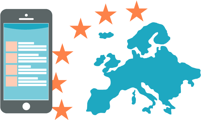 Indo-european Languages Facts - Europe Map Clipart (750x422), Png Download