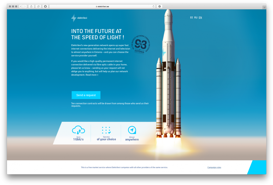 Elektrilevi High-speed Internet - Syringe (1110x756), Png Download