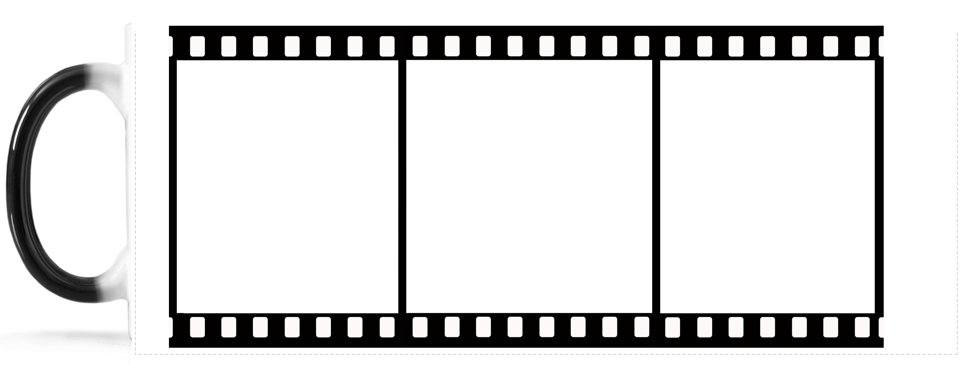 Bring Some Flair To Your Morning Coffee With This 11oz - Kodak Film Frame Png (3347x1268), Png Download