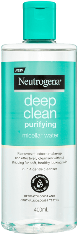 Deep Clean Micellar Water New - Neutrogena Deep Clean Micellar Water (826x826), Png Download