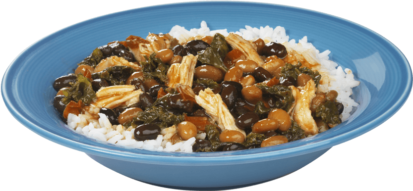 White Rice - Frijoles Negros (885x385), Png Download