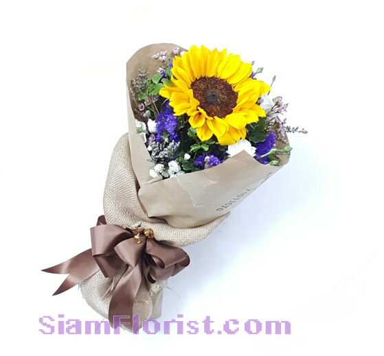 Sun1086 Bouquet Of Sunflowers - Bouquet (559x724), Png Download