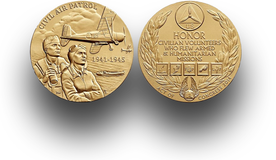 Cap Congressional Medal Of Honor - Coin (887x516), Png Download