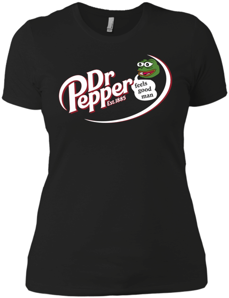 Dr Pepper Est Feels Good Man Est 1885 Shirt Ladies' - Shirt (600x600), Png Download