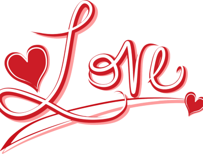 Logo Free Transparent Png - Love In Bubble Writing (400x303), Png Download