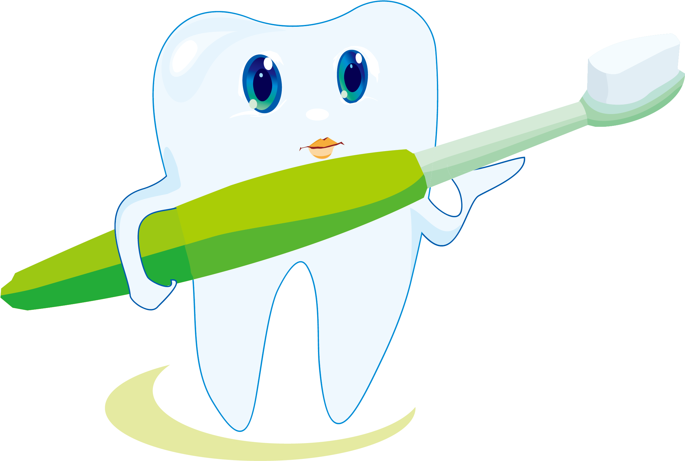 Toothpaste Icon Cartoon Tooth - Toothbrush Cartoon Icon Png (2362x2362 ...