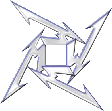 Metallicastar - Metallica Ninja Star (415x445), Png Download