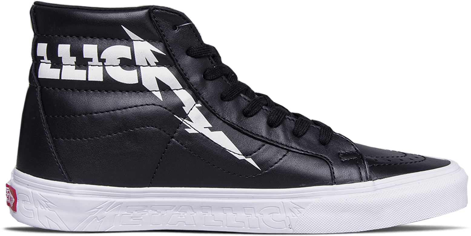 Vans X Metallica Sk8-hi Black - Shoe (2000x2000), Png Download