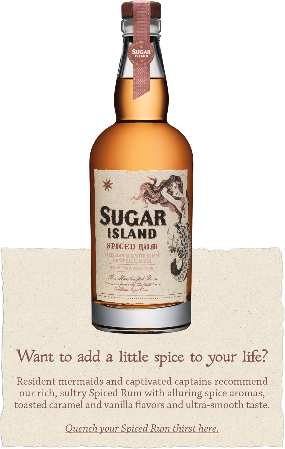 Sugar Island Spiced Rum - Sugar Island Spiced Rum - 750 Ml Bottle (1000x1571), Png Download
