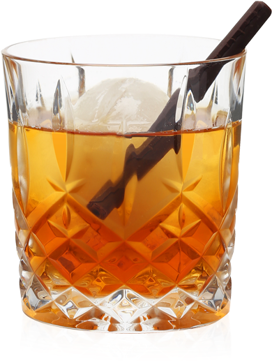 Rum Old Fashioned - Old Fashioned Cocktail Png (460x950), Png Download
