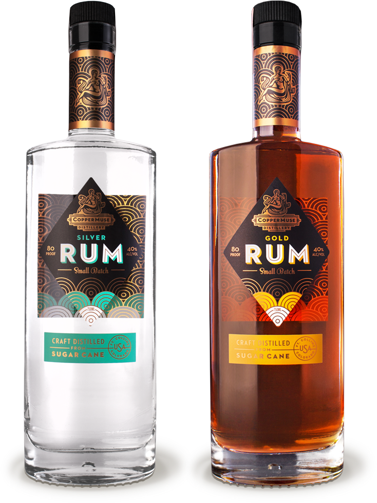 Coppermuse Distillery Rum - Rum Packaging Design (750x1000), Png Download
