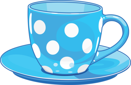 Tea Clipart Cup - Mad Hatter Tea Cups Clip Art (450x294), Png Download