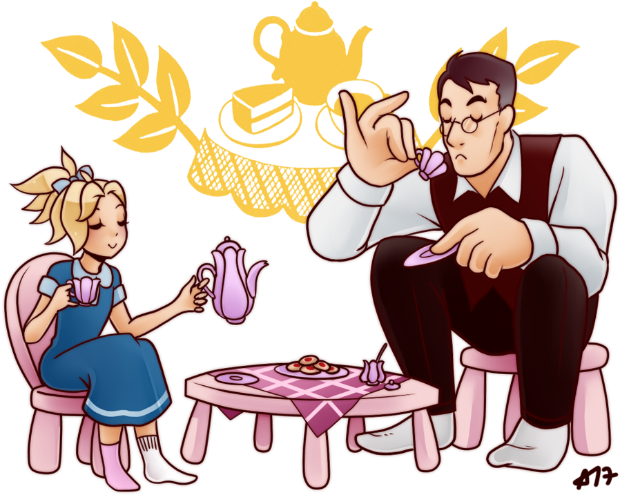 Overwatch Team Fortress 2 Man Woman Cartoon Vertebrate - Wall Decal Sticker Bedroom Kitchen Restaurant Tea Coffee (1024x768), Png Download