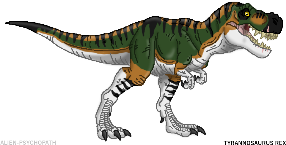 Jurassic Park Png Transparent - Dibujo De T Rex Jurassic Park (966x499), Png Download