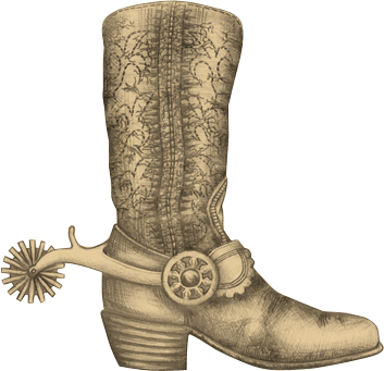 Cowboy Boots Png - Cowboy Boots Anatomy (353x341), Png Download