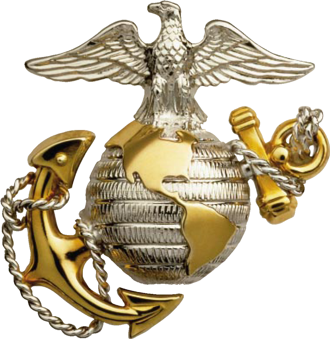 Officer Ega - Eagle Globe And Anchor (1064x1091), Png Download