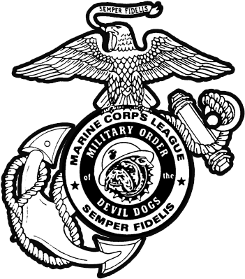 Usmc Logo - Marine Corps Devil Dog Logo (400x425), Png Download