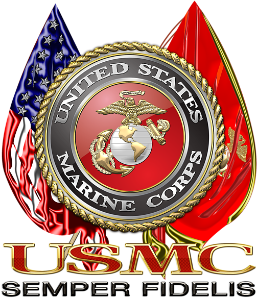 Bleed Area May Not Be Visible - Usmc-emblem U. Uniform [3d] Karte (600x600), Png Download