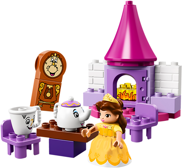 Belle´s Tea Party - Lego Beauty And The Beast Set (800x600), Png Download