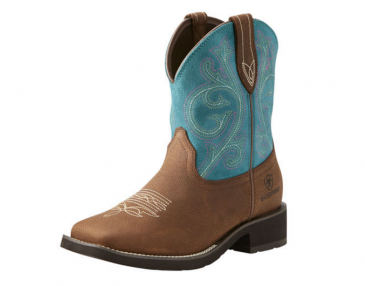 Ariat Ladies Shasta H2o Fatbaby Boot - Ariat Womens Shasta H2o Baked Brown Waterproof Boots (364x364), Png Download
